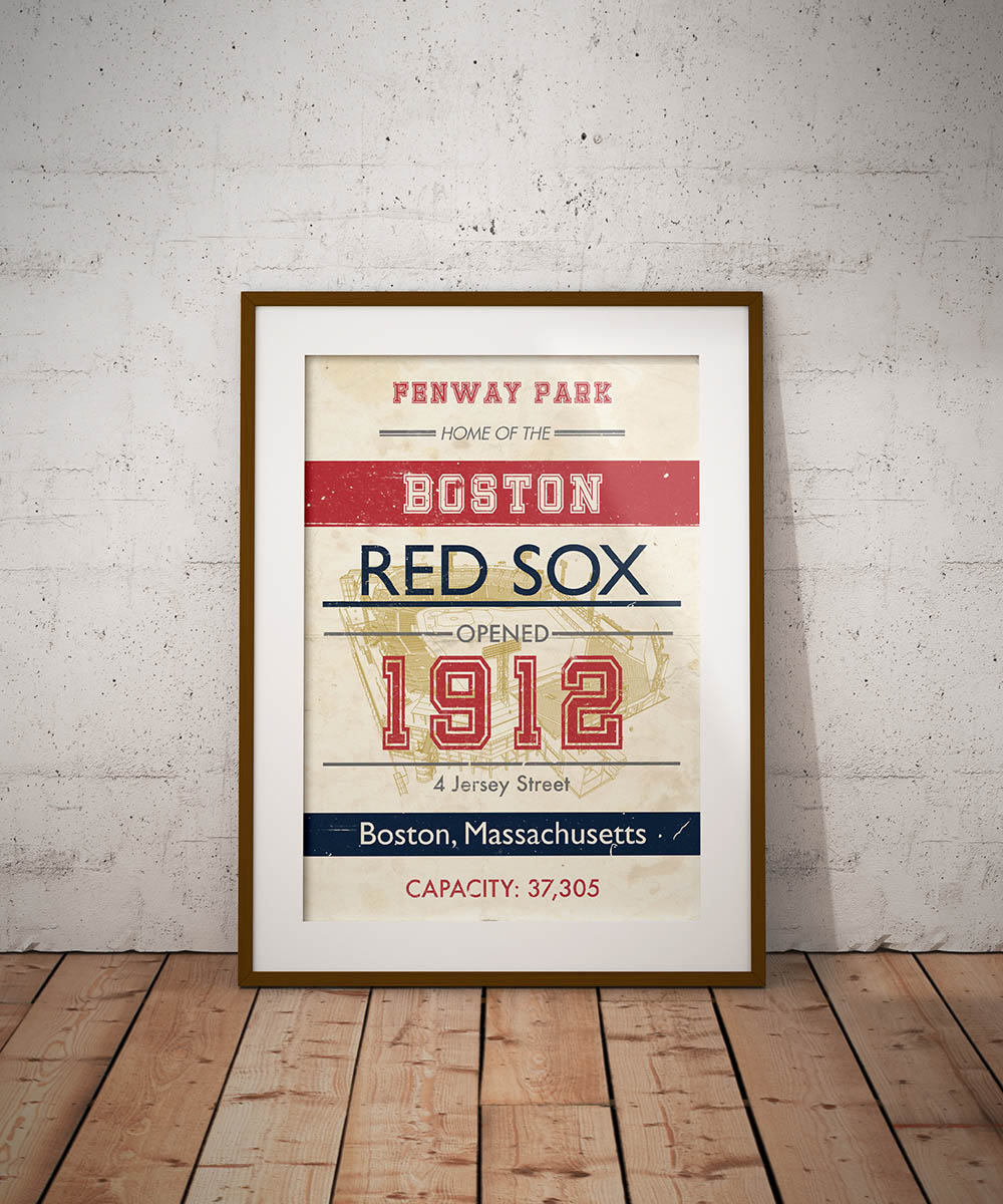 Fenway Park home of the Red Sox since 1912 The Green Monster Color 8x10 A